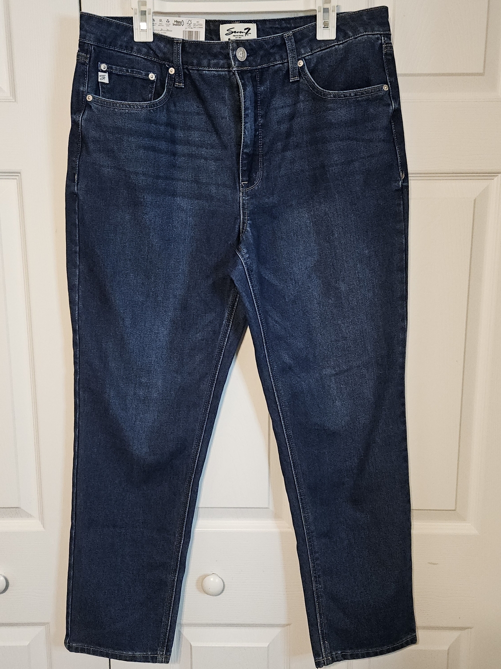 Seven7 Dark Indigo Straight Leg Women’s Jeans